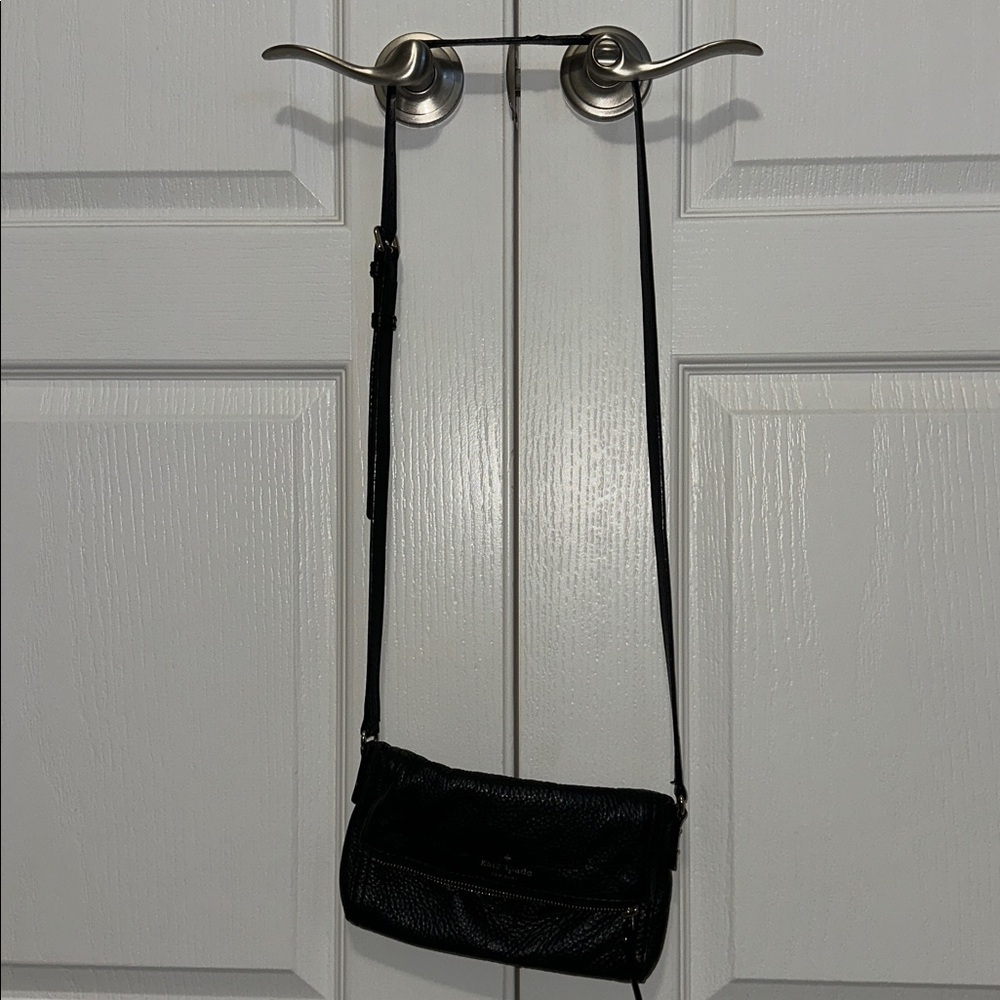 Kate Spade Textured Black Crossbody Bag - Picture 2 of 15